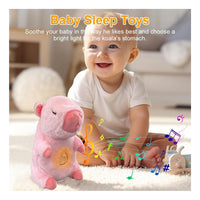 Peluche Capibara Relajant Sonido Luz Capybara Calma Ansiedad