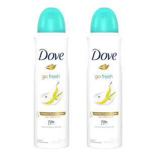 X2 Desodorante Dove Spray Aerosol Pera Aloe Vera 72h 150ml Pera