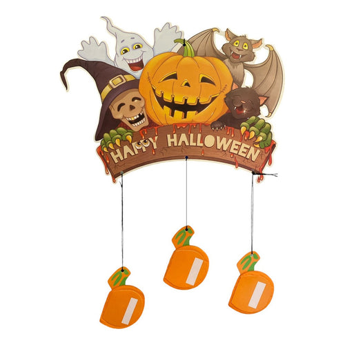 Guirnalda Decorativa Para Fiesta Halloween Fantasma Terror Multicolor Halloween