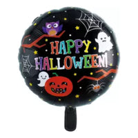 Set 5 Globos Happy Halloween Calabaza Fantasma Decorativo Ha