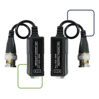 Video Balun Pasivo Para Cámaras Cctv Hd/full Hd Negro