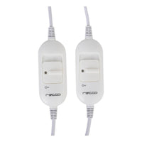 Calienta Cama 2 Plazas 2controles 60w Calientacama Recco Sec Blanco Calienta Cama