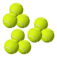 Pack 9 Pelotas De Tennis Formato Economico En Bolsa Tenis  Amarillo