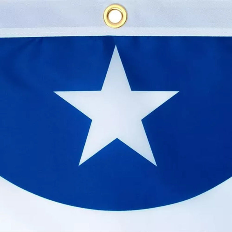 Pack X4 Bandera Escarapela De Chile 120x60cm Fiestas Patrias Escarapela Bandera Chile