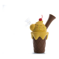 Bong Pipa Silicona Diseño Helado Desarmable + Quemador Pyrex