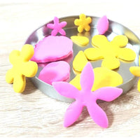 Juego X3 Cortadores Galletas Moldes Cortante Galleta Diseño Flor