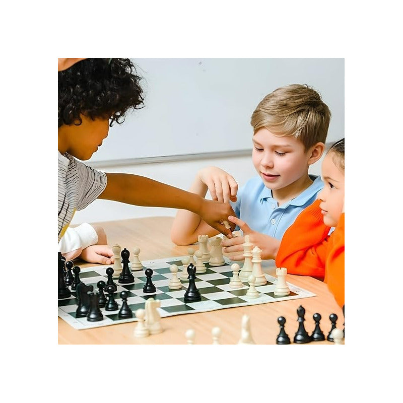 Tablero Ajedrez Calidad Profesional Grande Enrollable