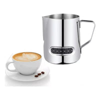 Jarra De Espuma De Leche Barista Cafe Acero Inoxidable 350ml