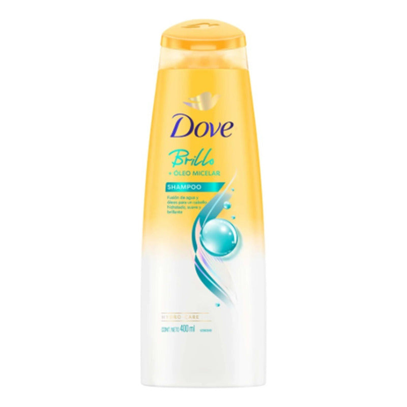 Shampoo Dove Brillo Óleo Micelar 400 Ml Suave Hidratante
