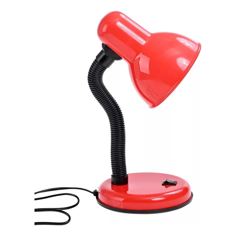 Lampara Escritorio Cuello Flexible Lampara Velador Lectura