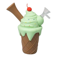 Bong Pipa Silicona Diseño Helado Desarmable + Quemador Pyrex