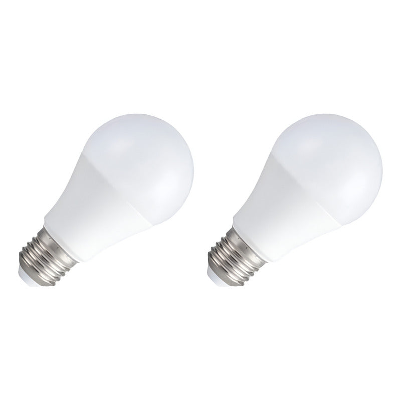 Pack 2 Ampolleta Led E-27 15w Luz Blanca/cálida Sello Secado Luz Blanca