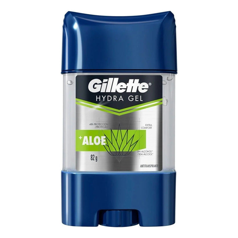 X4 Desodorante Gillette Gel Hidratación Con Aloe 82g Aloe Vera