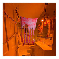 Decoracion Halloween Tela Decorativa Sangrienta Fiesta Terro