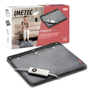 Calientapies Electrico Manta Inteligente Scaldasonno 52x54cm Gris Liso
