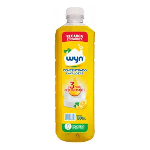 Lavalozas Concentrado Wyn 1500ml Poder Desengrasante