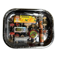 Set Fumador Bandeja + Papelillos + Moledor + Pipa Weed