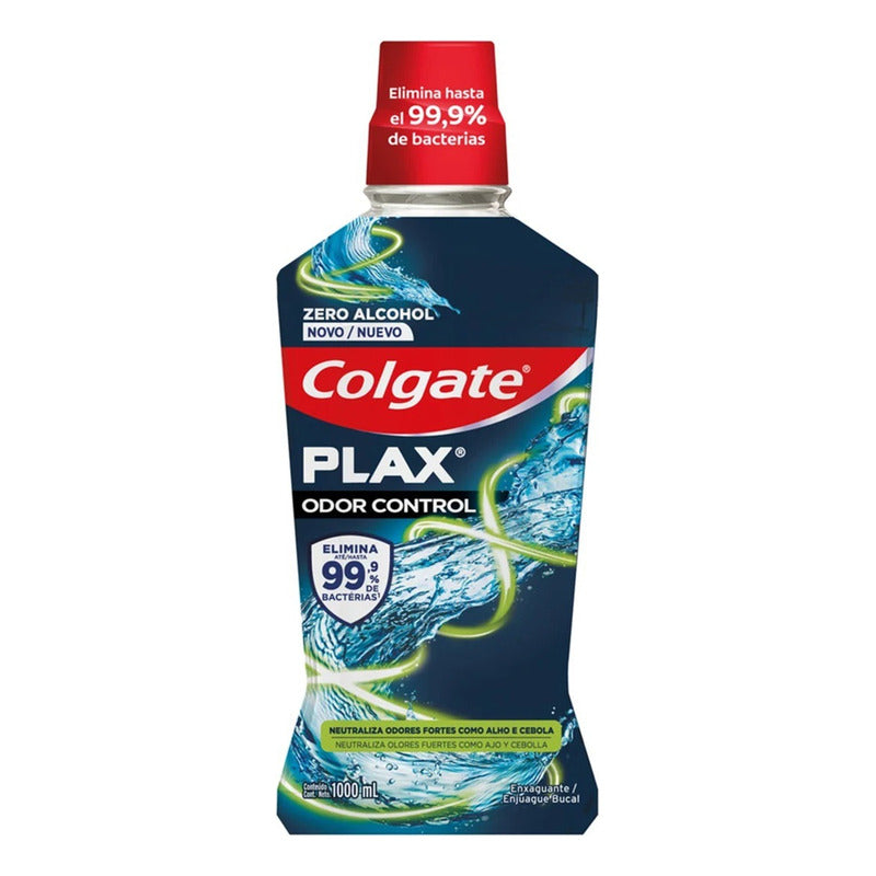 Pack X2 Enjuague Bucal Colgate Plax Odor Control 1l