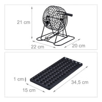 Set Juego De Bingo Fichas Tablas Pelotas Bingo Familiar