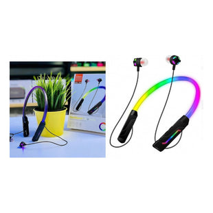 Audífonos Bluetooth Inalámbricos De Cuello Con Luces Led