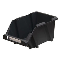 Set 6 Cajas Organizadoras Apilables Gris Gaveta Etiquetable