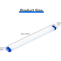 Luz Barra Led  Recargable 50cm Muebles Baño Cocina Tope 60w