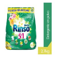 Detergente En Polvo Rinso 5 En 1 Matic 2.7kg Lirios Rosas