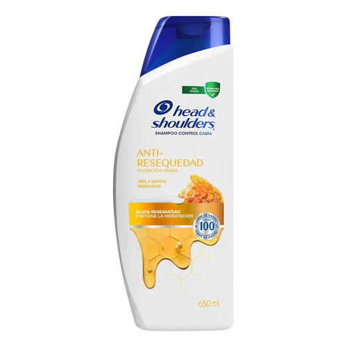 Shampoo Head & Shoulders Anti-resequedad 375ml Miel Aceites