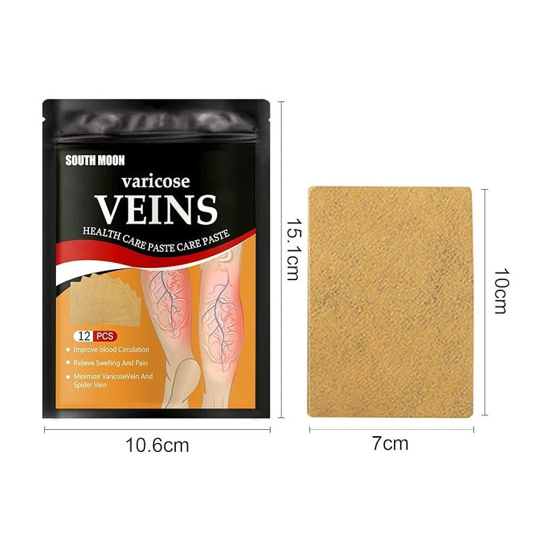 24 Parche Pierna Para Tratamiento De Venas Varicosas Varices