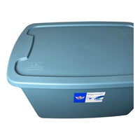 X3 Caja Organizadora Almacenamiento Megaforte 74.7 Litros Azul Lisa