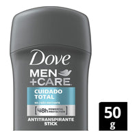Pack X2 Desodorante Dove Men Barra 50g Cuidado Total 48h Cuidado Total