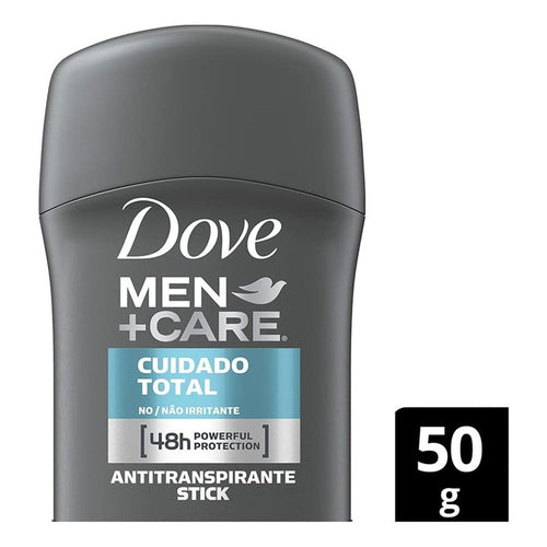 Desodorante Dove Men Barra 50g Cuidado Total 48h Protección Cuidado Total