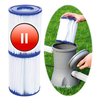 Set De Cartucho Para Filtro De Piscina Bestway Tipo Ii Bomba