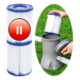 Set De Cartucho Para Filtro De Piscina Bestway Tipo Ii Bomba