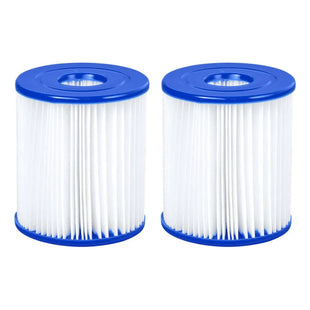 Set X2 Filtros Cartucho  Bestway Repuesto Filtro Bomba 9x8cm