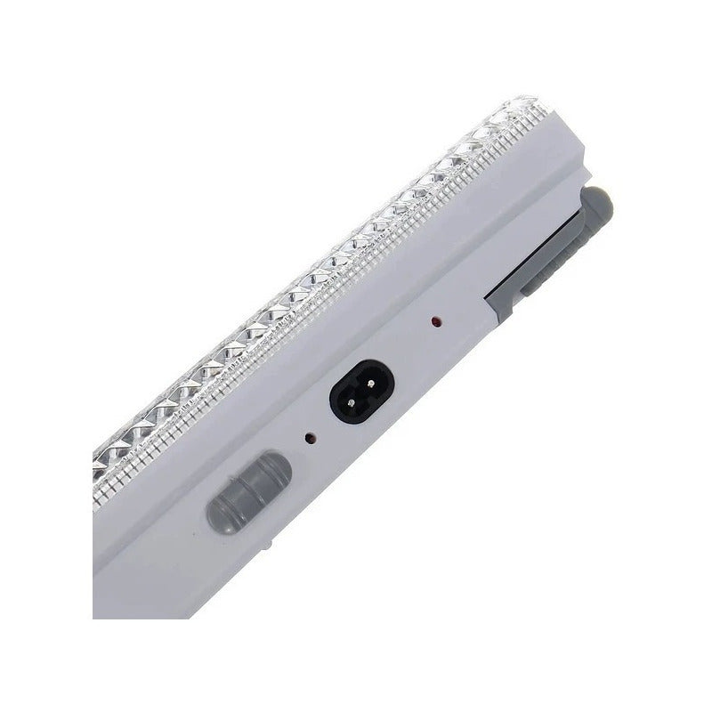 Luz Barra Led De Emergencia 60w Muebles Baño Cocina Tope  Blanco