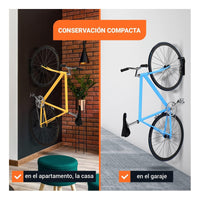 Pack X3 Porta Bicicleta Para Pared Gancho Colgador Bicicleta Negro