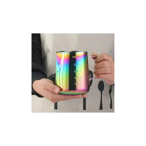 Jarra Espuma Leche Barista Texturizar Pitcher Cafe Tornasol Tornasol