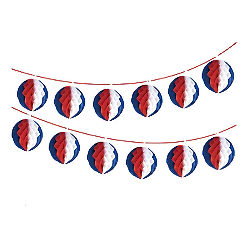 Guirnaldas Decorativas Fiestas Patrias Chile 3m Tricolor M&a Esfera
