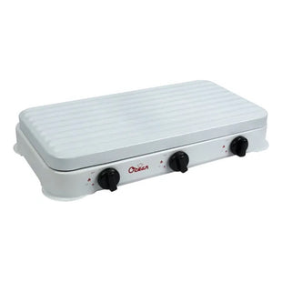 Cocina Gas Encimera 3 Quemadores Tapa Repisa Blanca Cocina