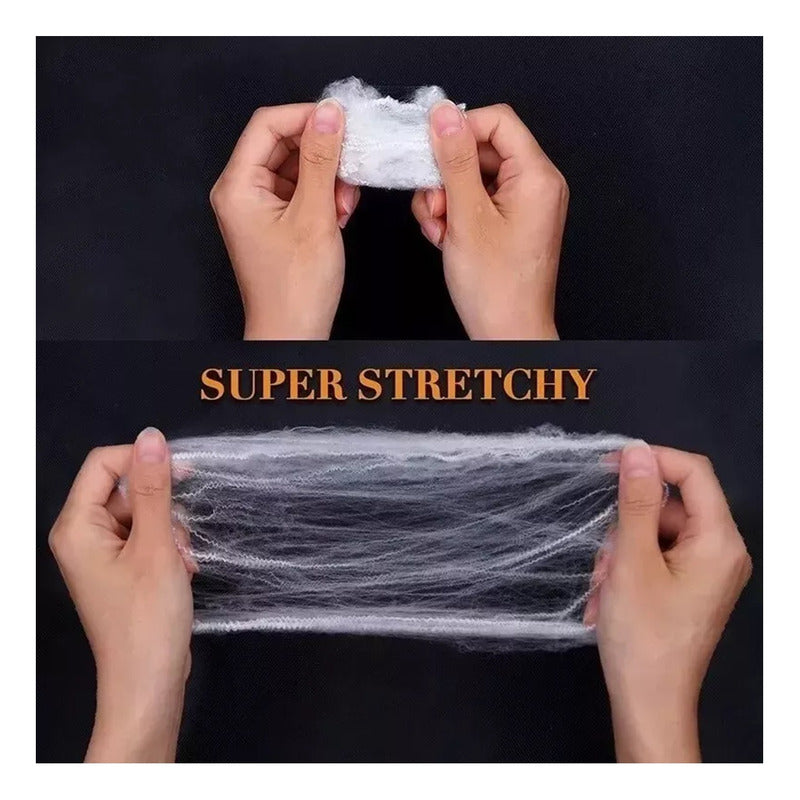 Telaraña Decoracion Halloween Araña Fiesta Decorativa Elasti