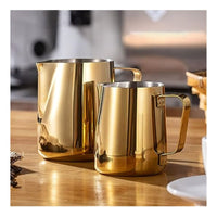 Jarra De Espuma De Leche Barista Pitcher Cafe Gold 900ml