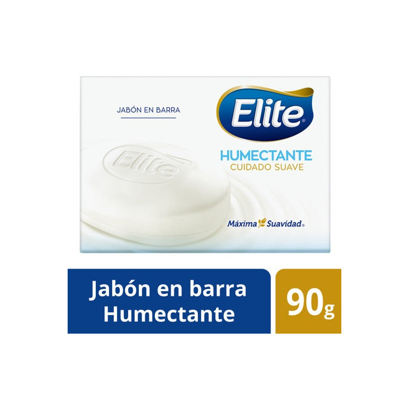 Jabón Barra Elite Humectante Cuidado Suave 1 Un 90 Gr