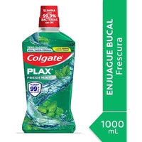Pack X2 Enjuague Bucal Colgate Plax Fresh Mint 1l