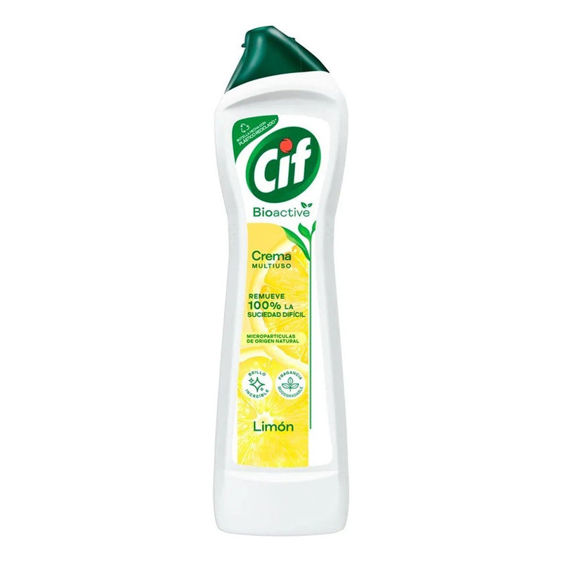 Pack X4 Limpiador Crema Multiuso Cif Limón 750g