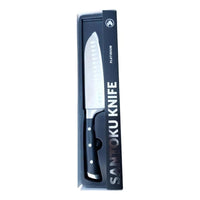 Cuchillo Parrillero Platinum Black Bull Santoku Asado Cocina