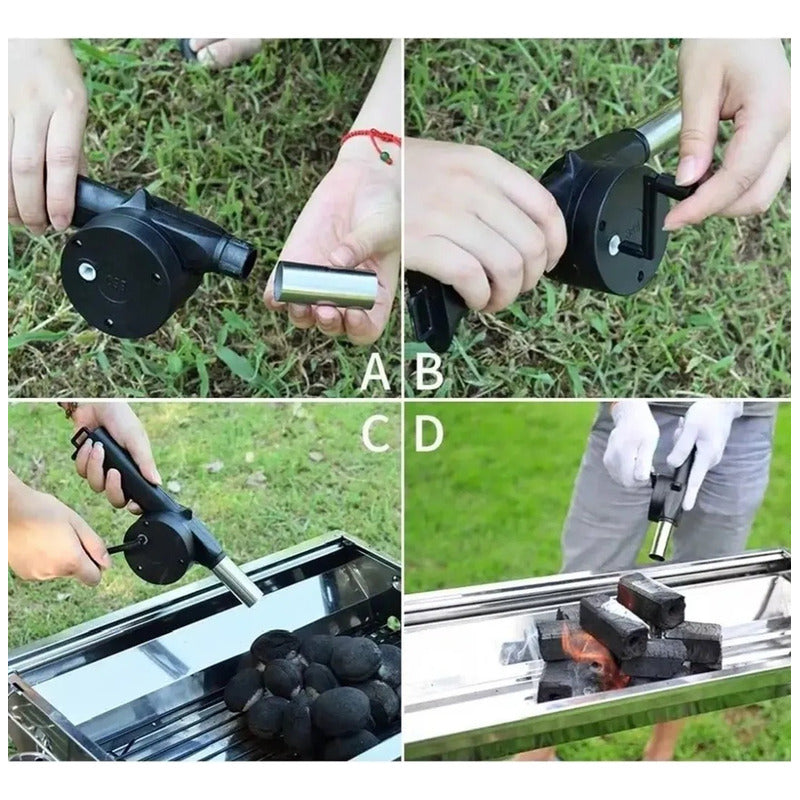 X2 Soplador Manual De Fuego Mr Beef Iniciador Fuego Parrilla