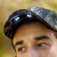 Jockey Tactica C/ Luz Led Camuflaje Gorro Caza Pesca Klimber