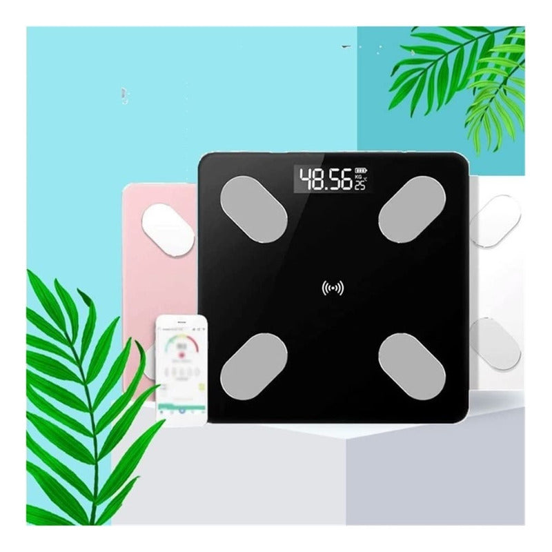 Peso Báscula Digital Balanza Bluetooth Inteligente Pesa Baño