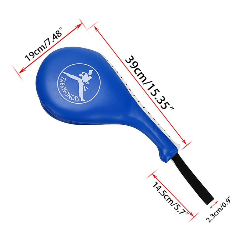 Paleta Doble Para Entrenamiento Golpes Taekwondo Rka Mma Box
